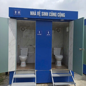 Nhà Vệ Sinh Lưu Động Khung Thép